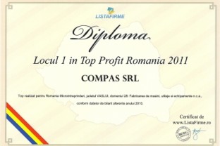 Locul 1 in Top Profit Romania 2011#1